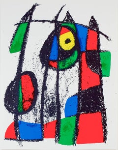 Original Lithograph VII, from Miro Lithographs II, Maeght Publisher