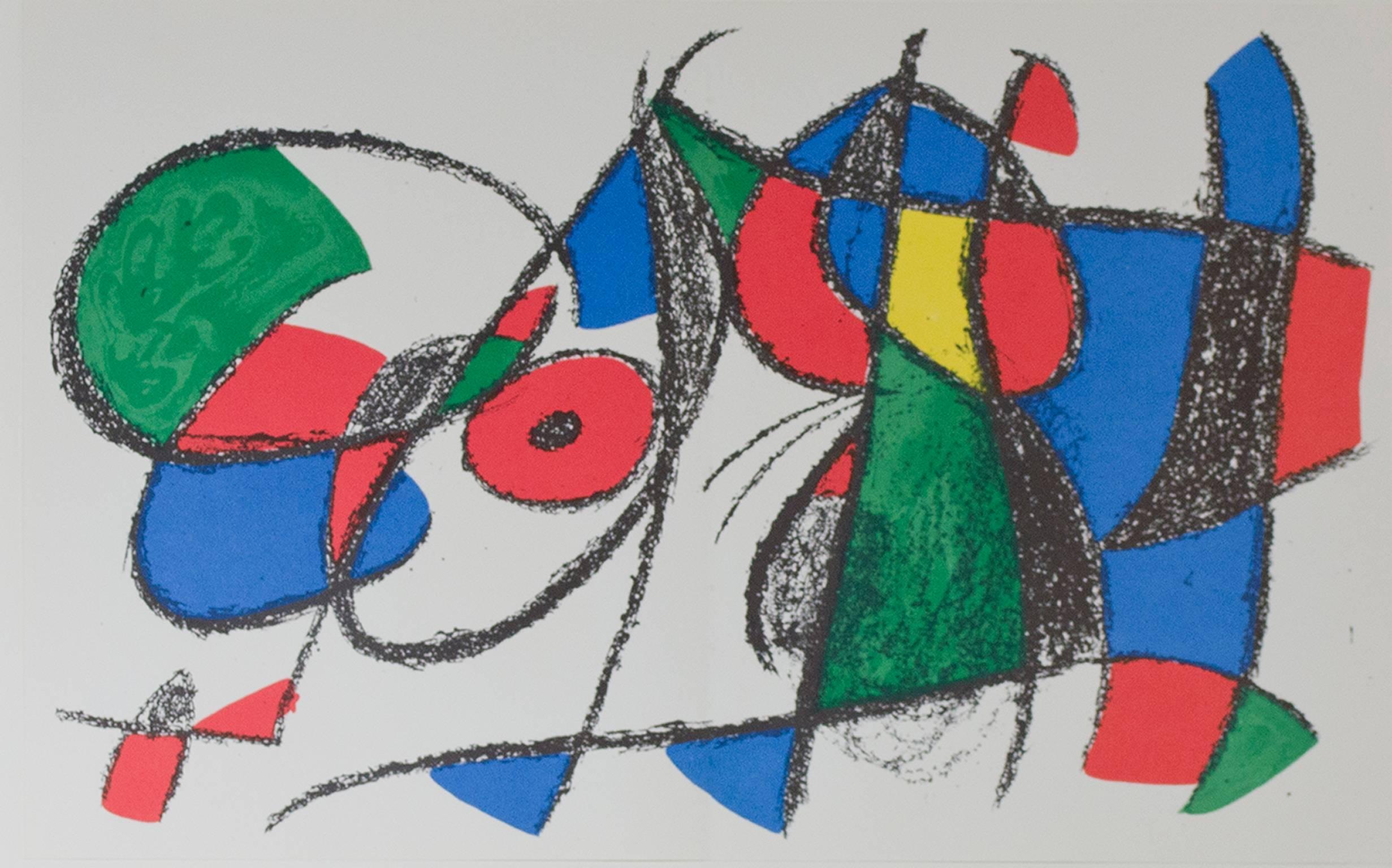 Original Lithograph VIII, from Miro Lithographs II, Maeght Publisher, Joan Miró