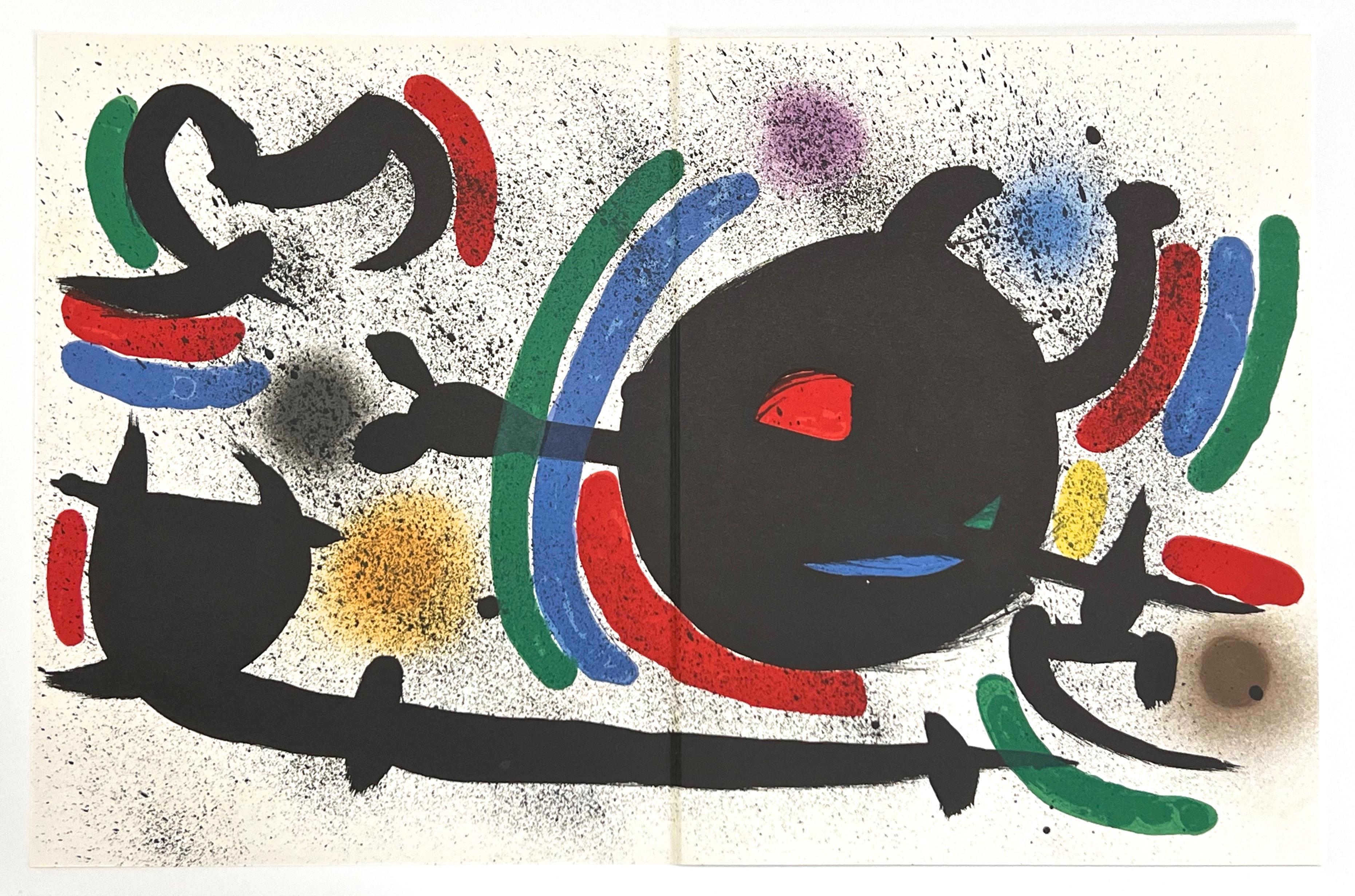 Original Lithograph X - Print by Joan Miró