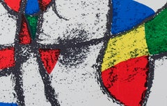 Original Lithographie X, aus Miro Lithographs II, Maeght Verlag von Joan Miró