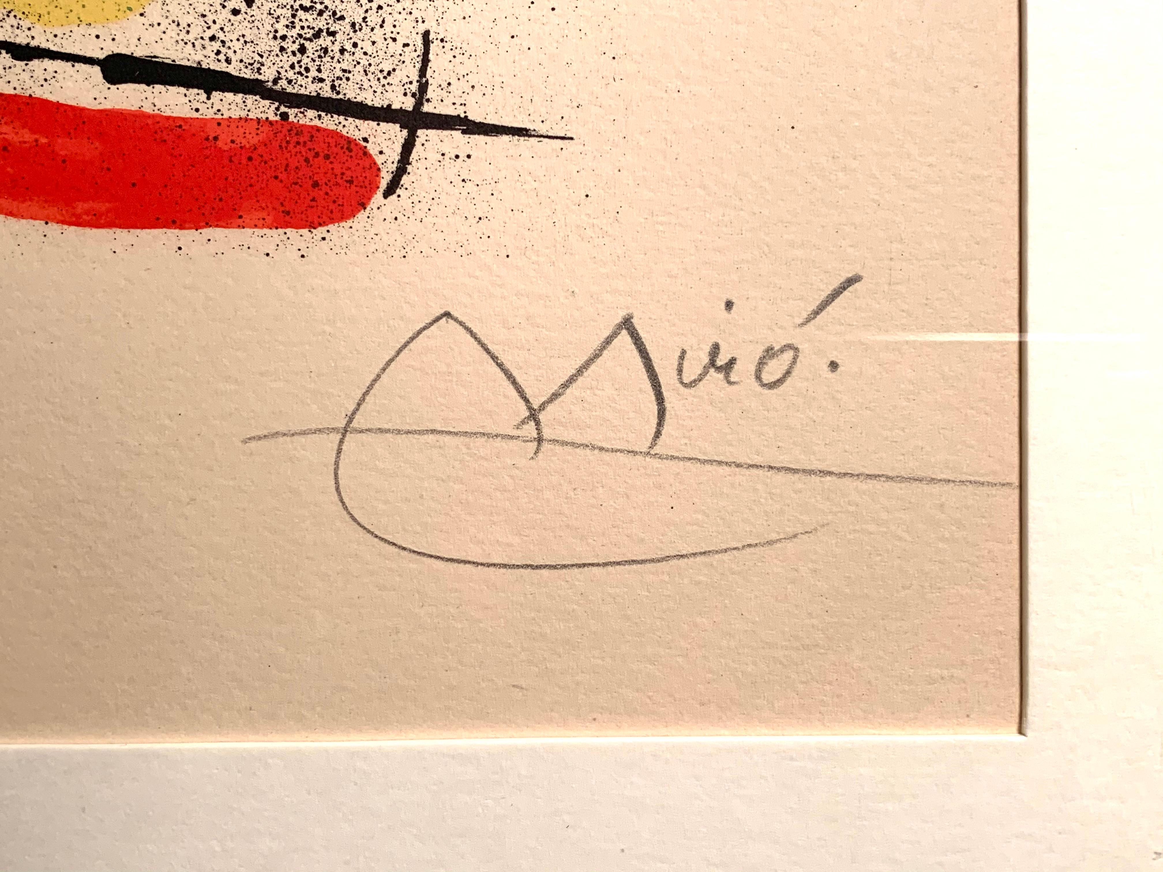 signed miro lithograph