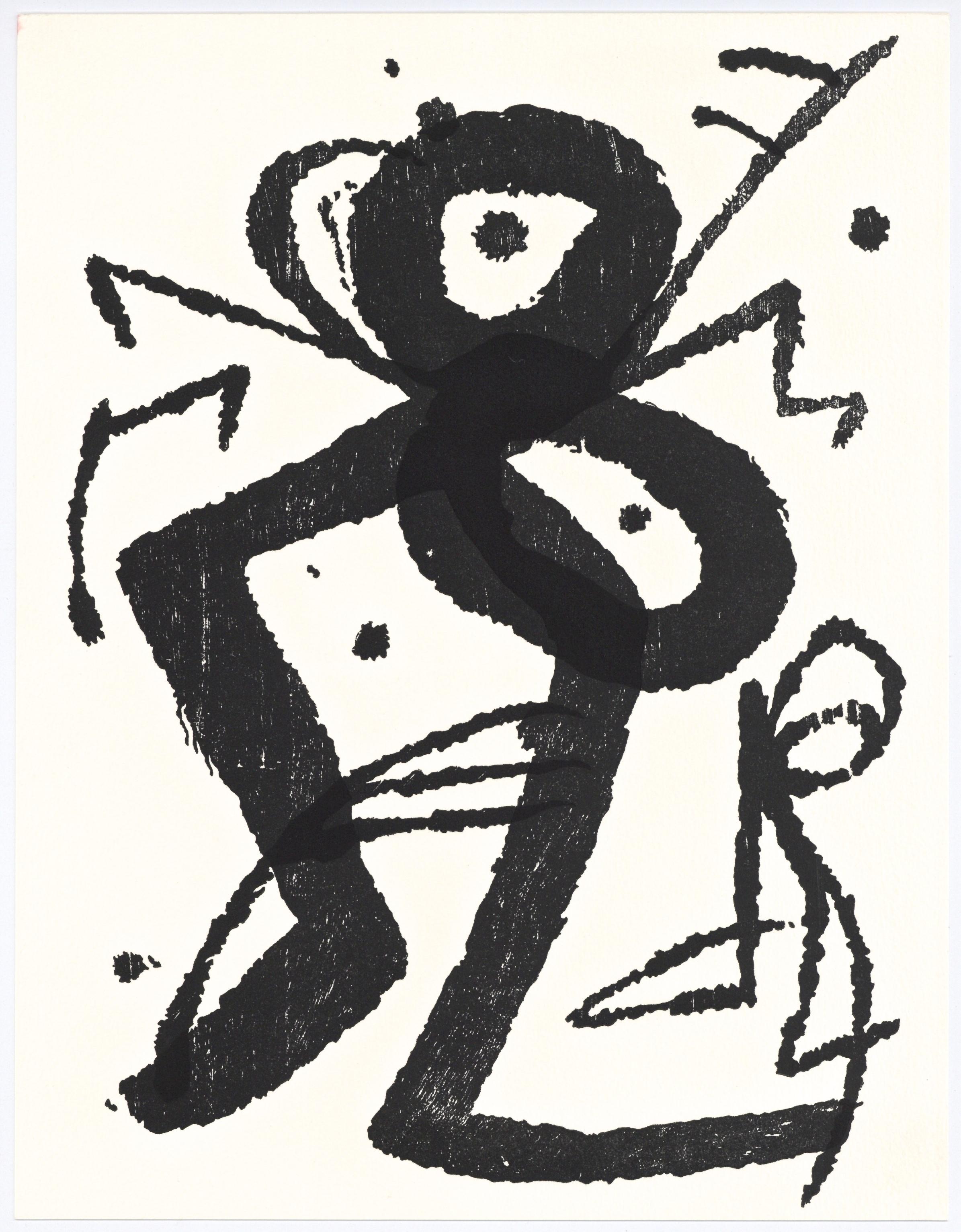 original woodcut - Print by Joan Miró