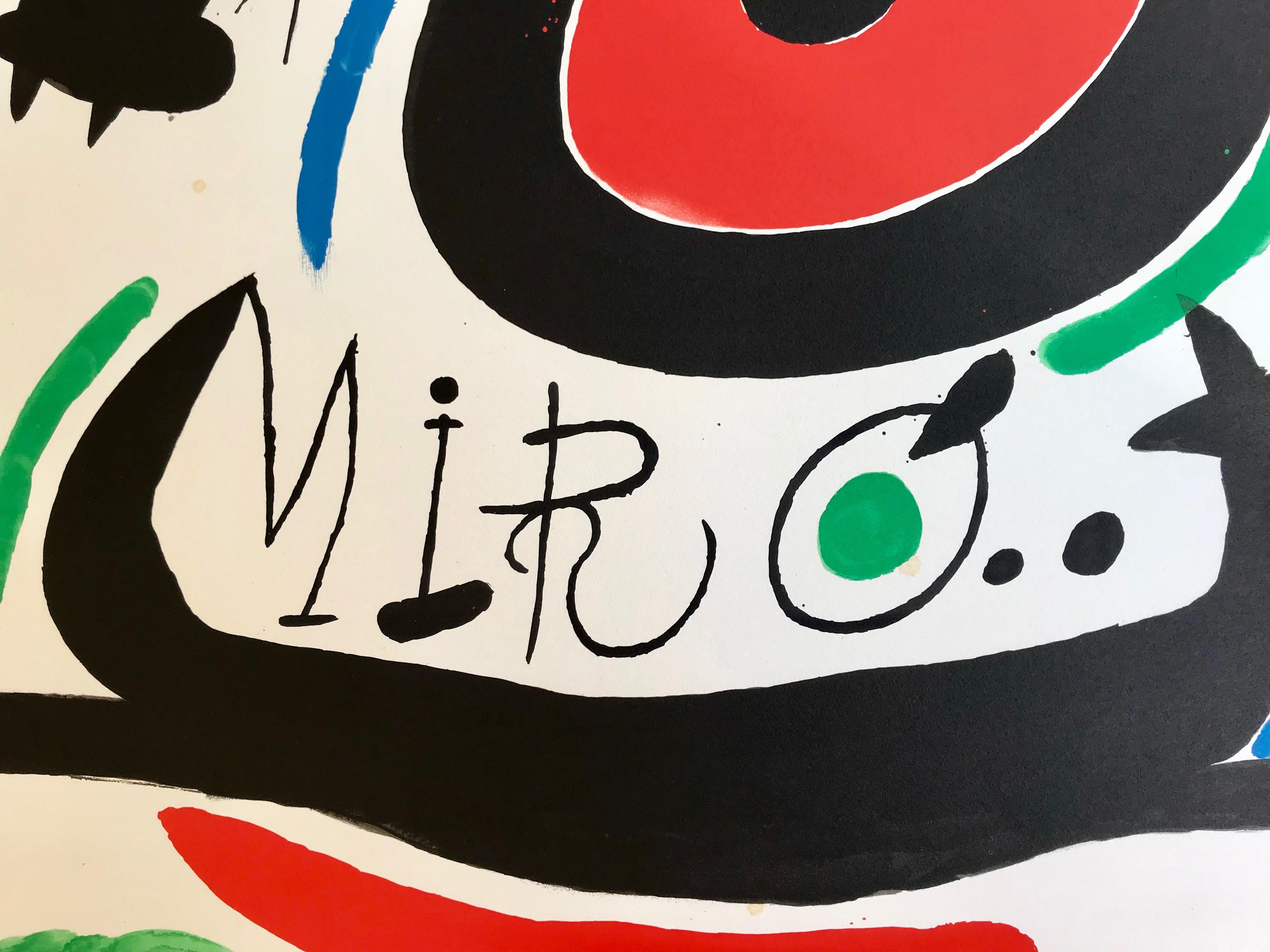 Osaka, Joan Miró, 1970, ed. 500, lithograph 1