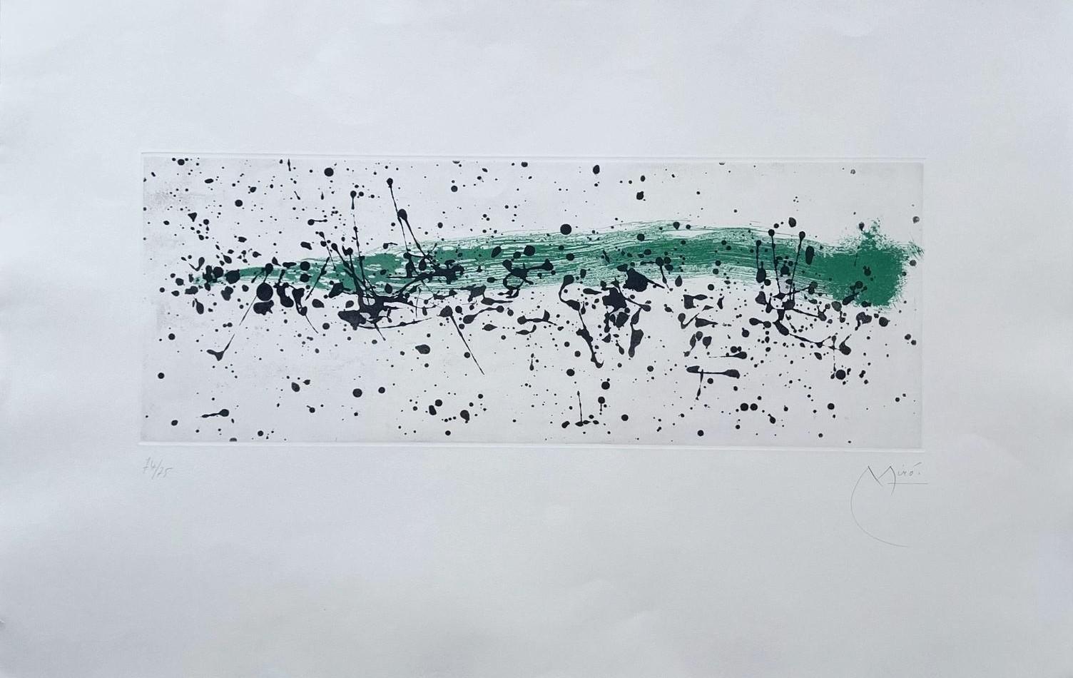 Joan Miró Abstract Print - Ouvrage du vent I