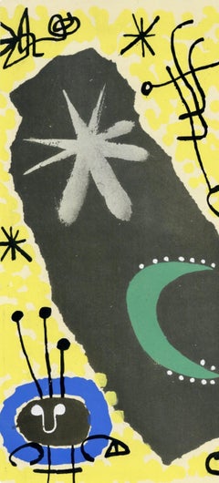 Joan Miro, The Woman and the Bird, from XXe Siecle, 1956