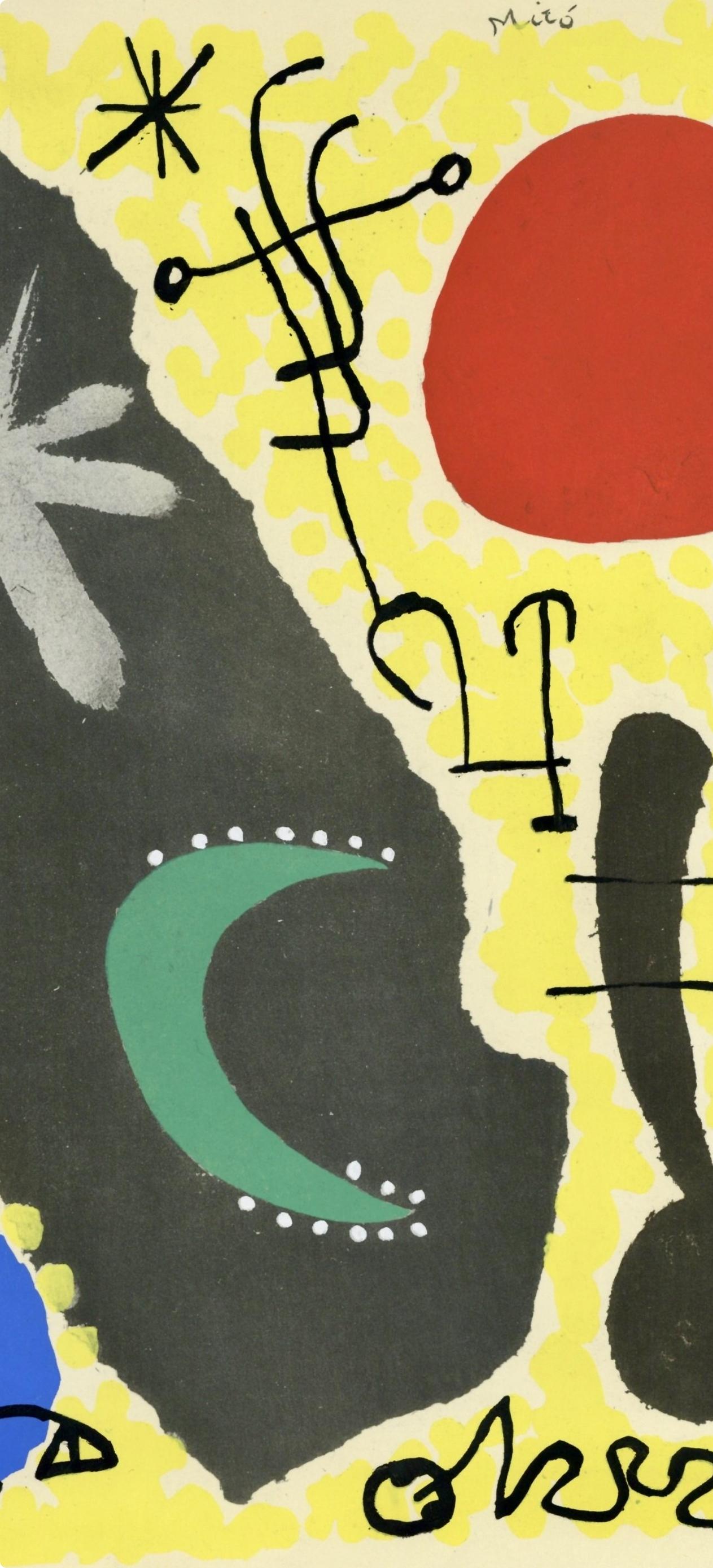 Papier collé, Société internationale d'art XXe siècle - Surrealist Print by Joan Miró