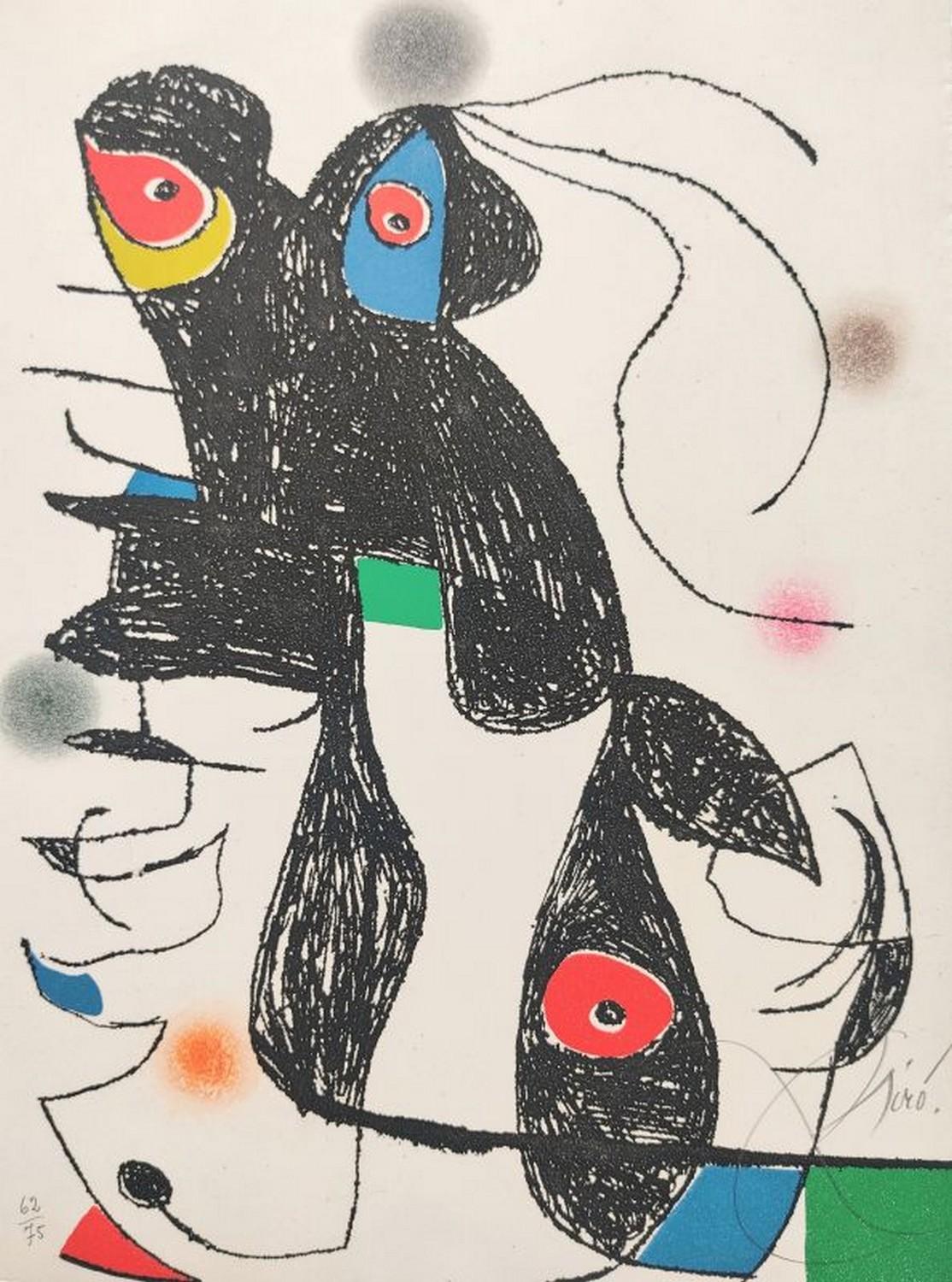 Joan Miró Abstract Print – Paroles Peintes 