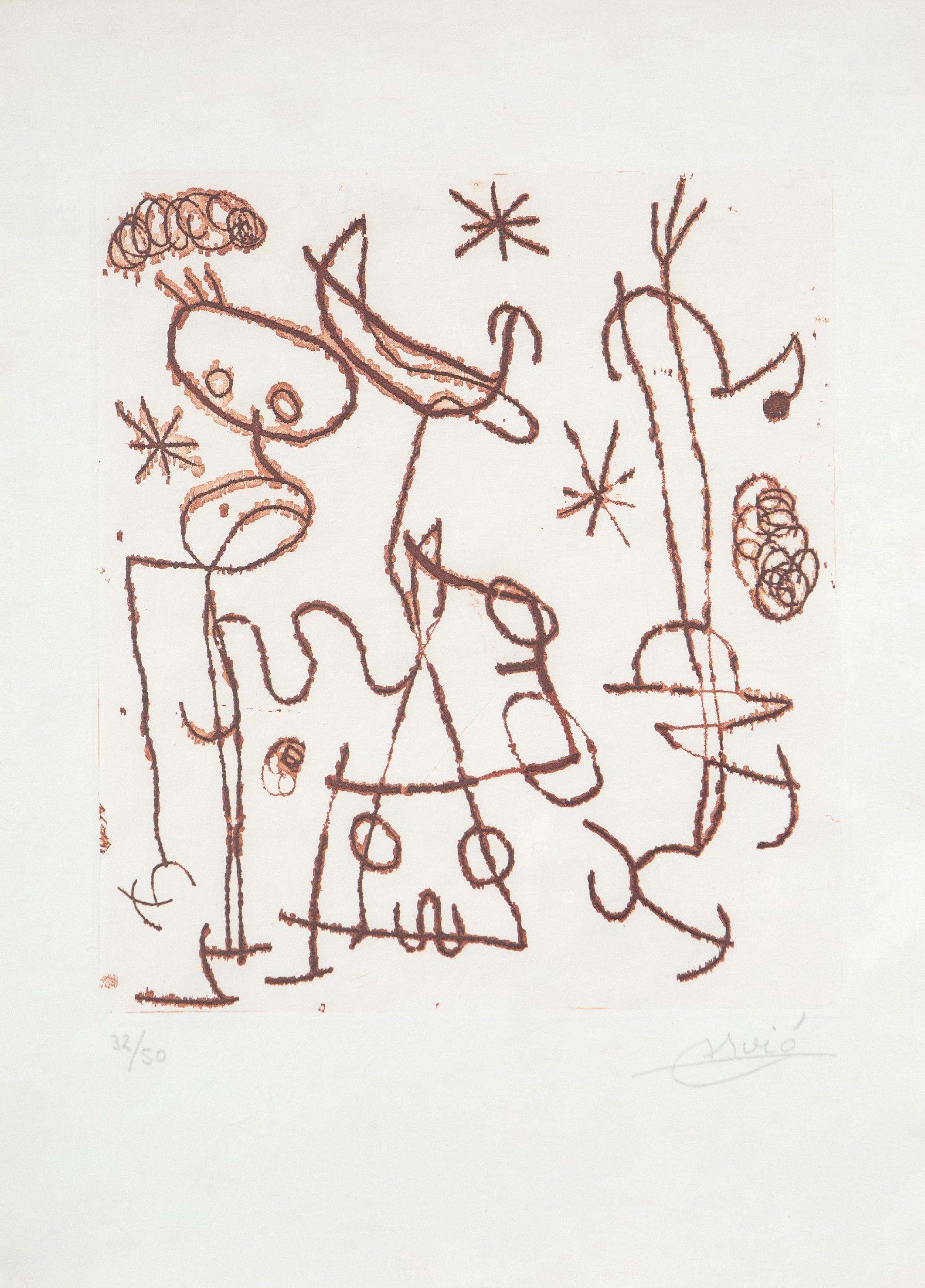 Paroles Peintes III - Print by Joan Miró
