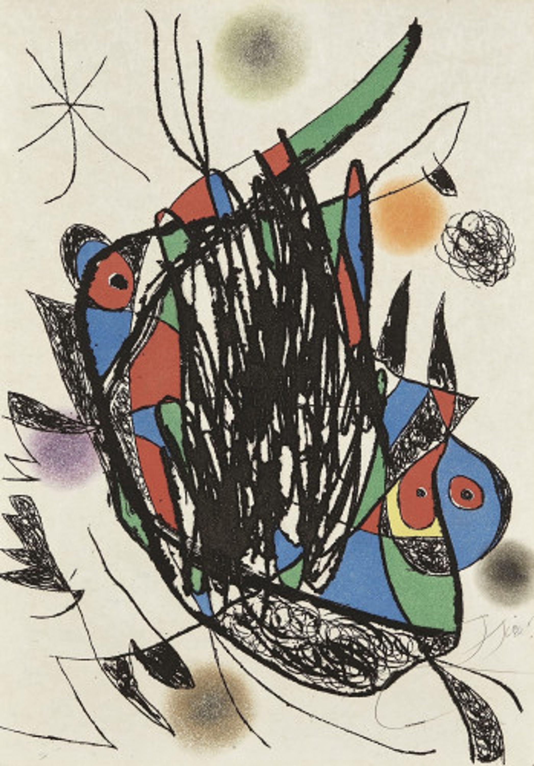 Passage De L'Egyptienne 5 - Print by Joan Miró