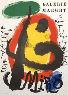 Peintures Murales - Original Lithograph - Reference M227 - Abstract Composition