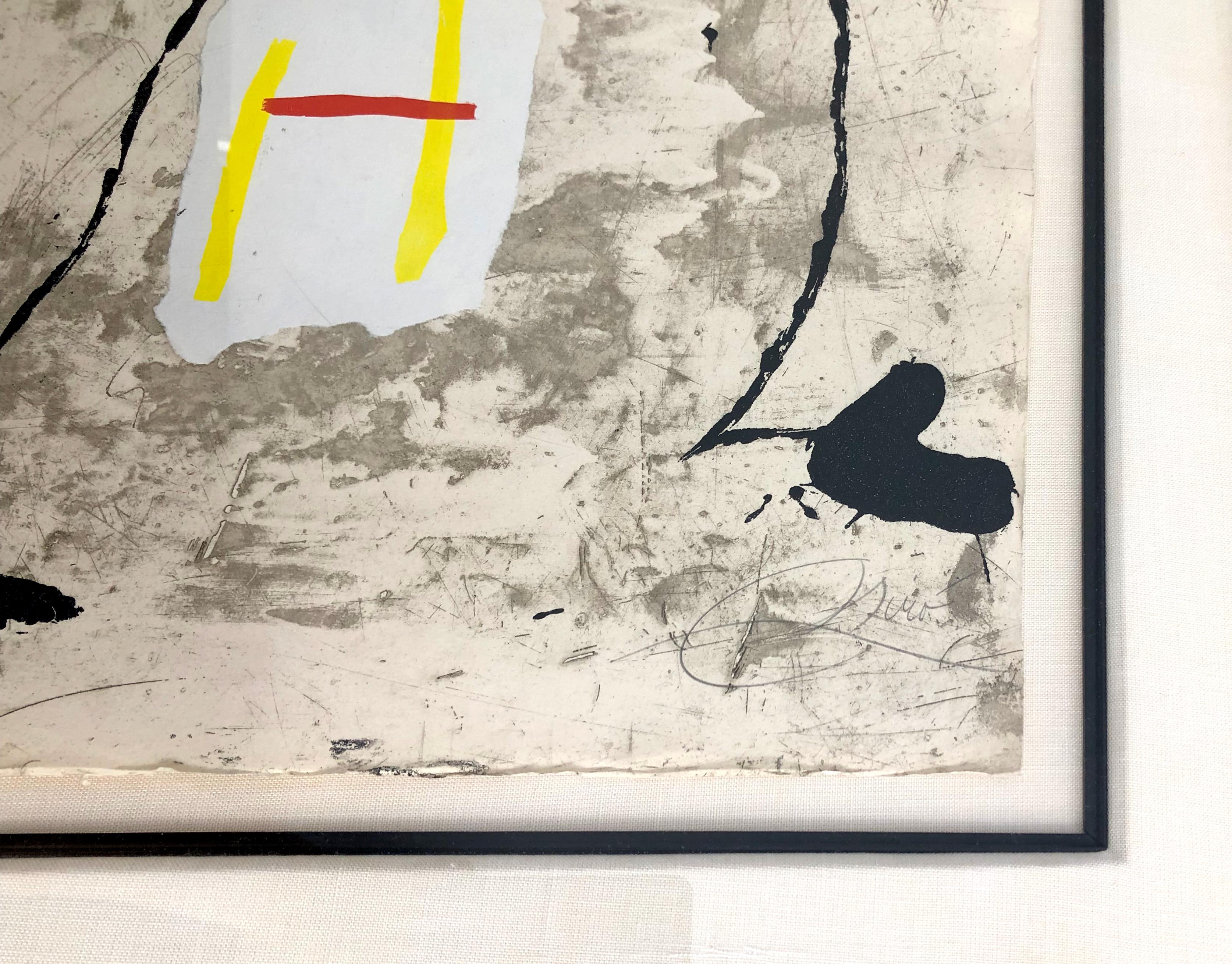 PERSONATGE I ESTELS V (D. 1092) - Print by Joan Miró