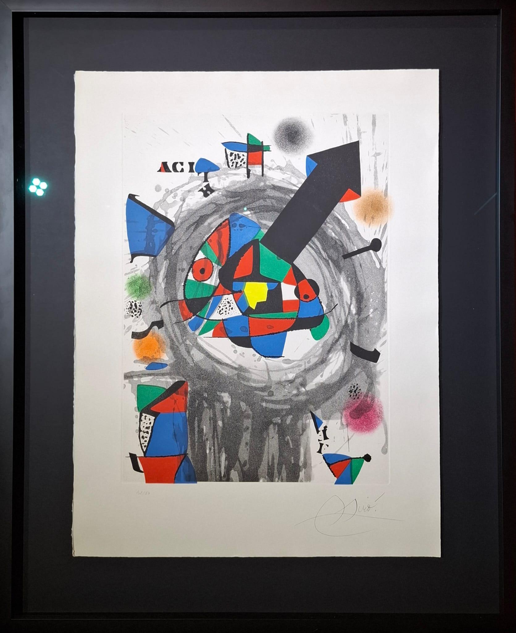 Personnage a la Flèche Noire – Print von Joan Miró