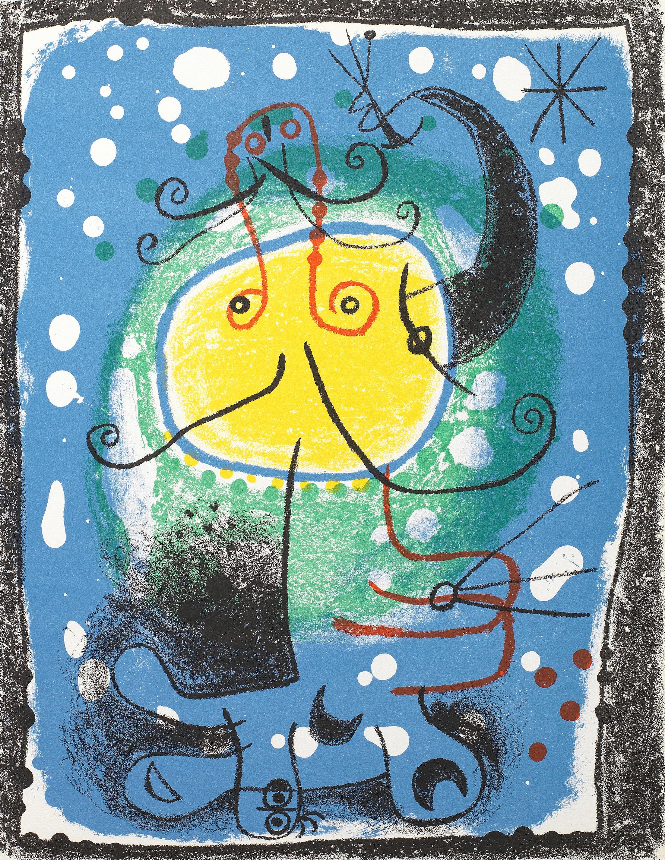 Joan Miró Figurative Print - Personnage (Mourlot 244), Société internationale d'art XXe siècle