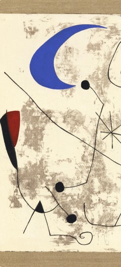 Joan Miro, Figures, from XXe Siecle, 1957