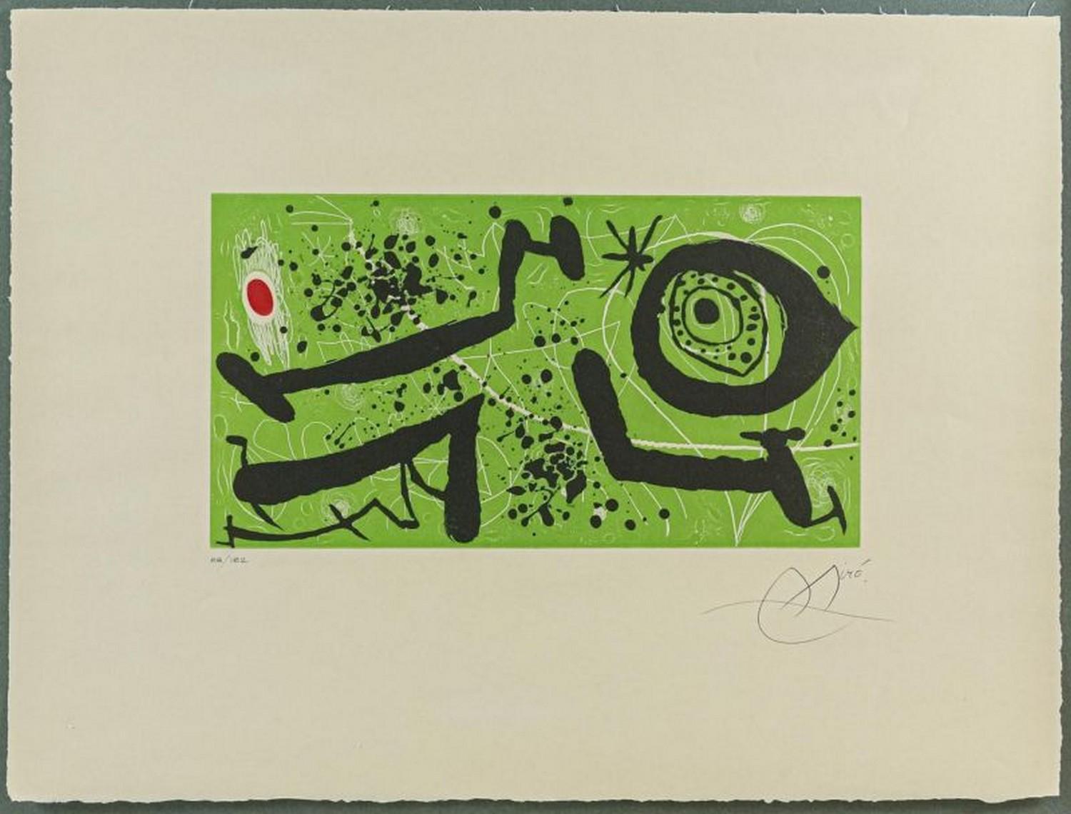 Joan Miró Abstract Print - Picasso I Els Reventos 