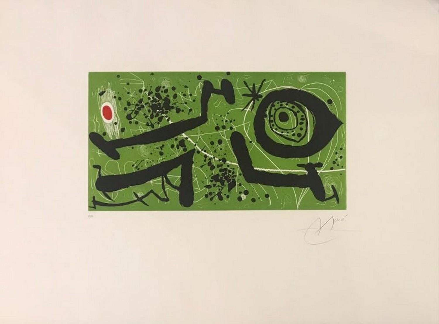 Joan Miró Abstract Print - Picasso I Els Reventos 