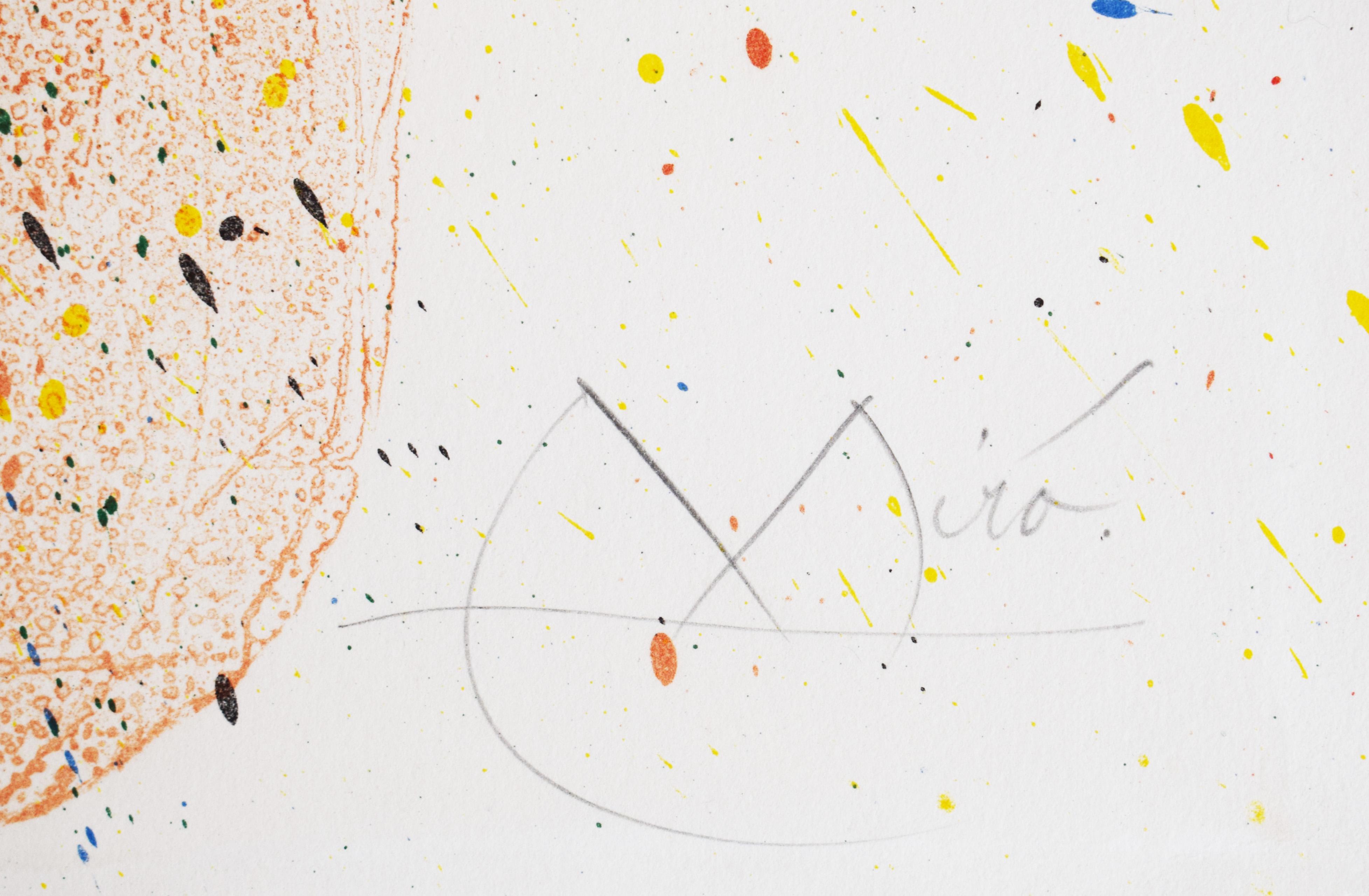 Pierrot the Fool - Spanish Abstract Surrealism Cinema Godard Pierrot le Fou - Surrealist Print by Joan Miró