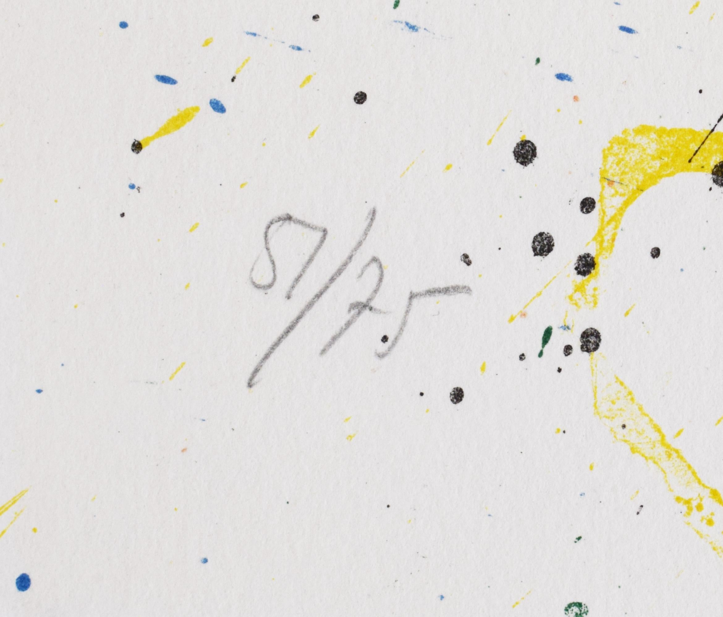 This original lithograph in colours is hand signed in pencil by the artist 