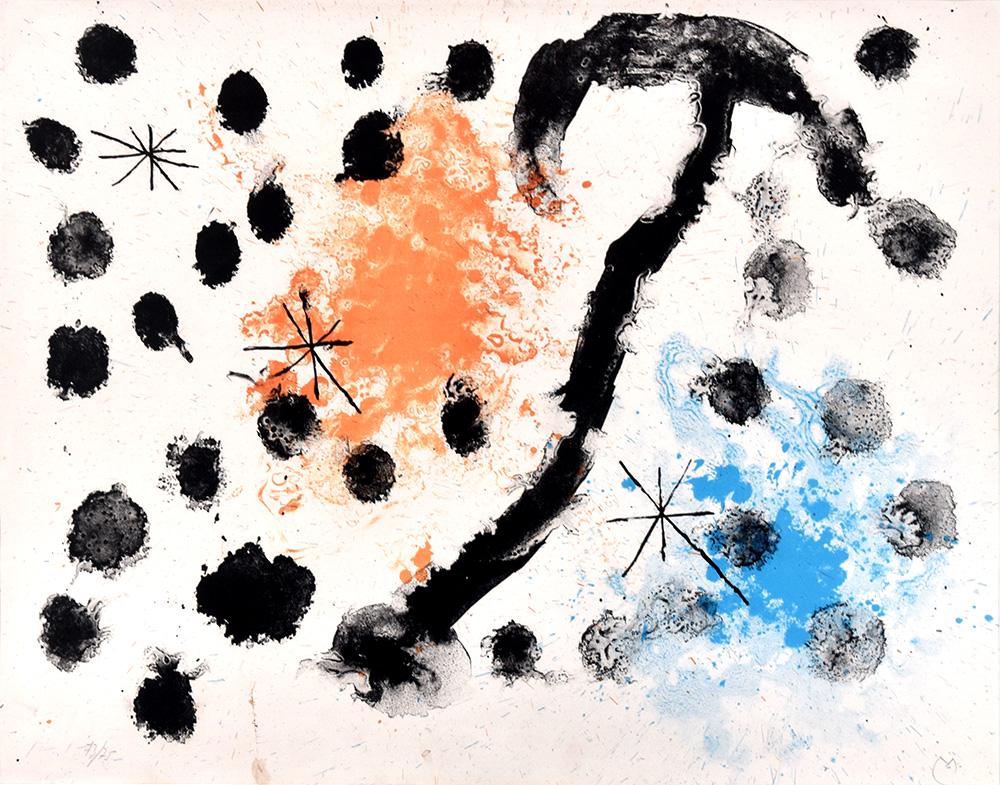 Joan Miró Figurative Print - Plate 11 from 'Album 19'