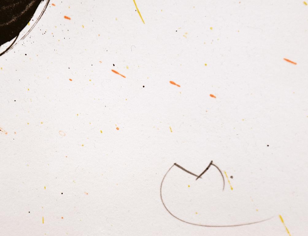 Plate 15 from Album 19 - Gray Figurative Print by Joan Miró
