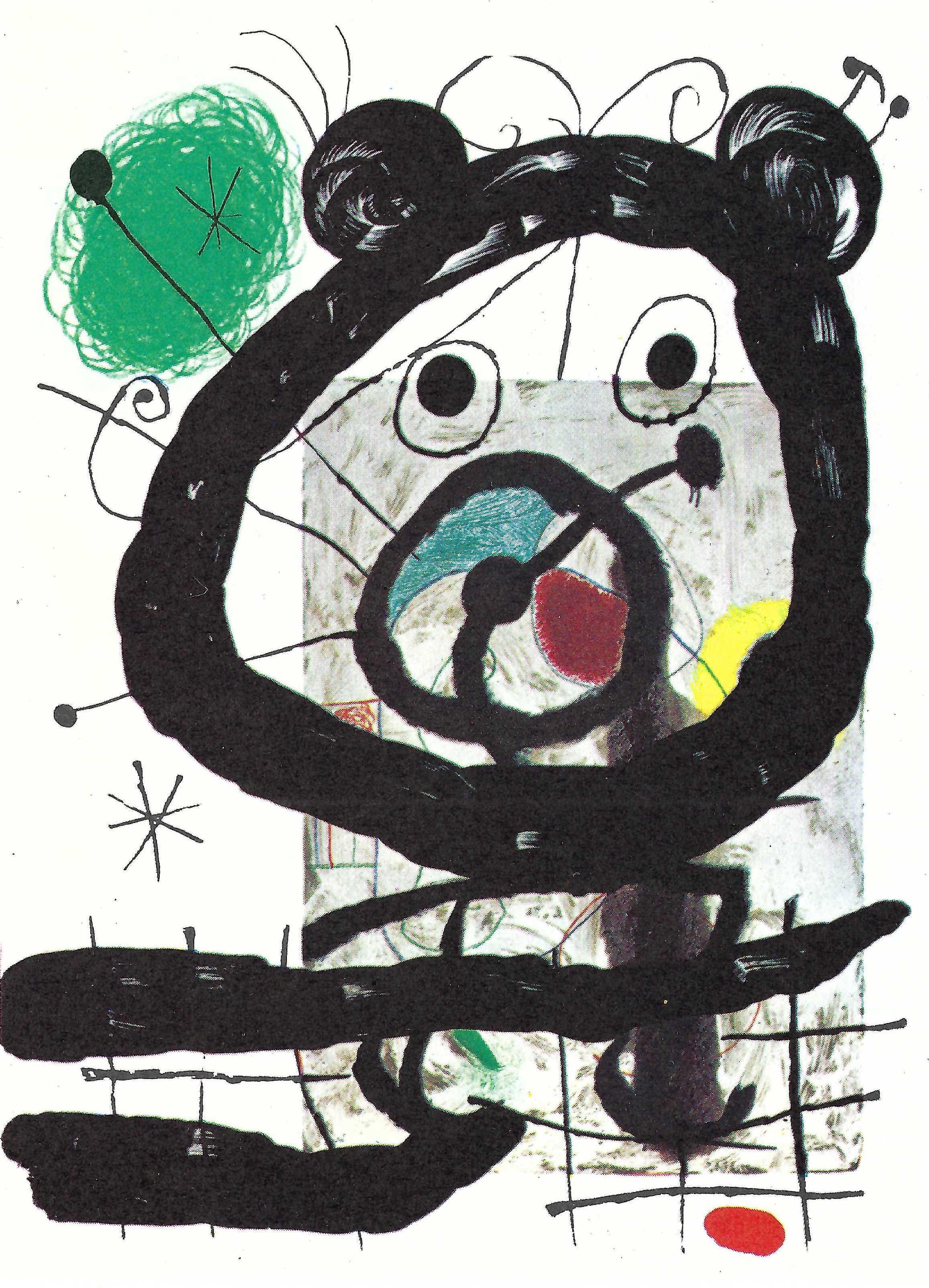 Joan Miró Abstract Print – Platte 20, aus dem Jahr 1965 Peintures sur Cartons