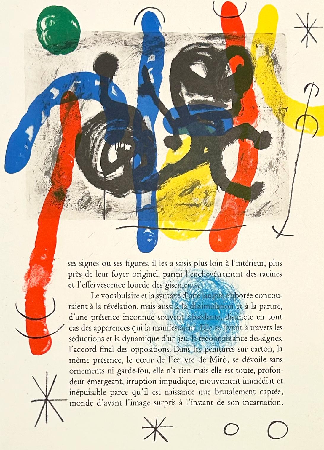 Plate 21, from 1965 Peintures sur Cartons