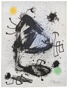 Tafel 3 aus „Bouquet de Rêves pour Neila“, 1967, signierte Auflage von 25 Exemplaren, Maeght 534