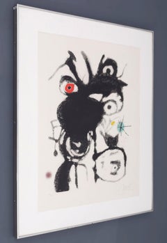 Plate 4 From Espriu-Miro, Dupin 872 (large signed aquatint etching)
