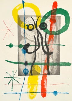 Plate 6, from 1965 Peintures sur Cartons