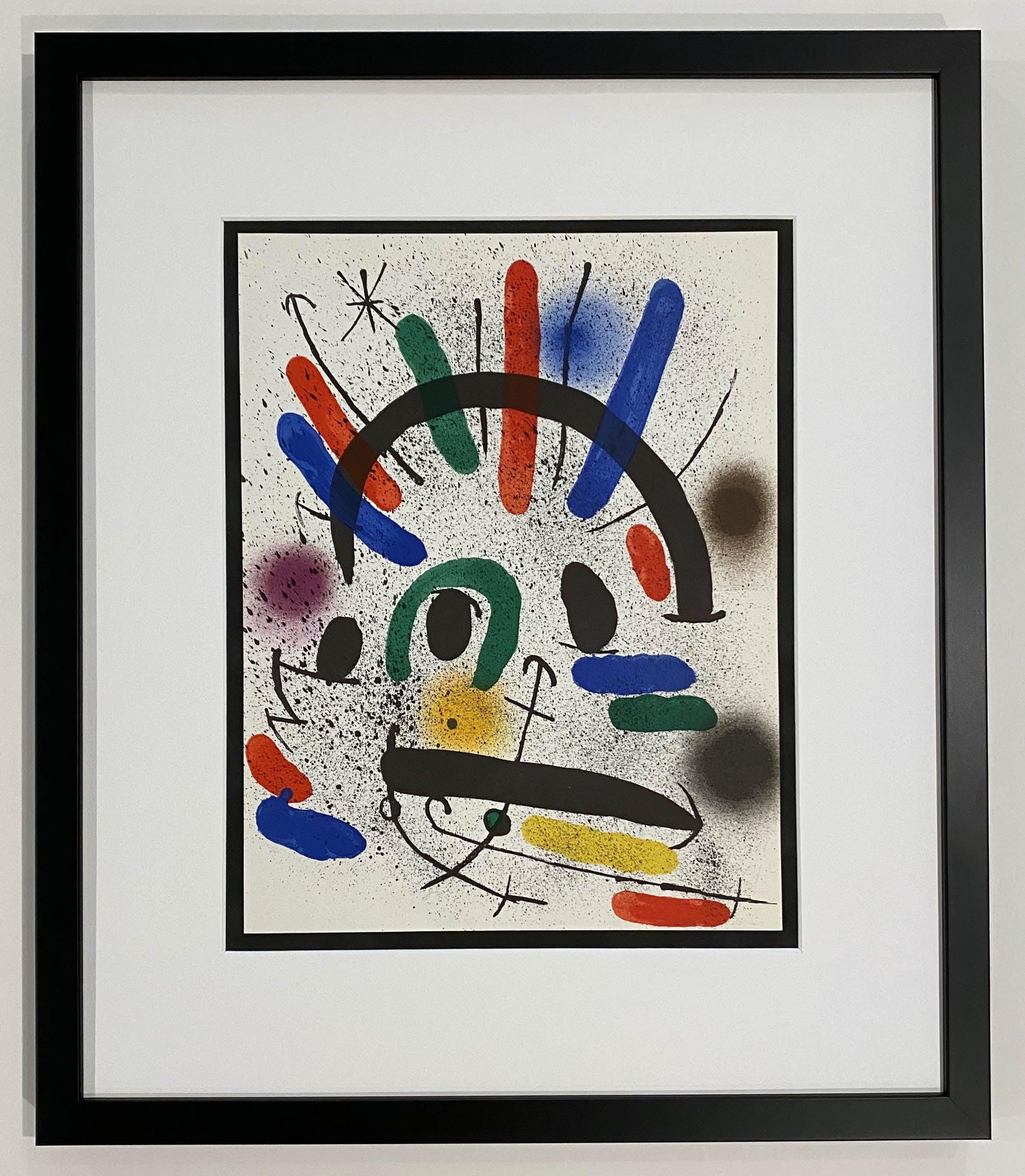Plate II, from 1972 Lithographe I - Print by Joan Miró