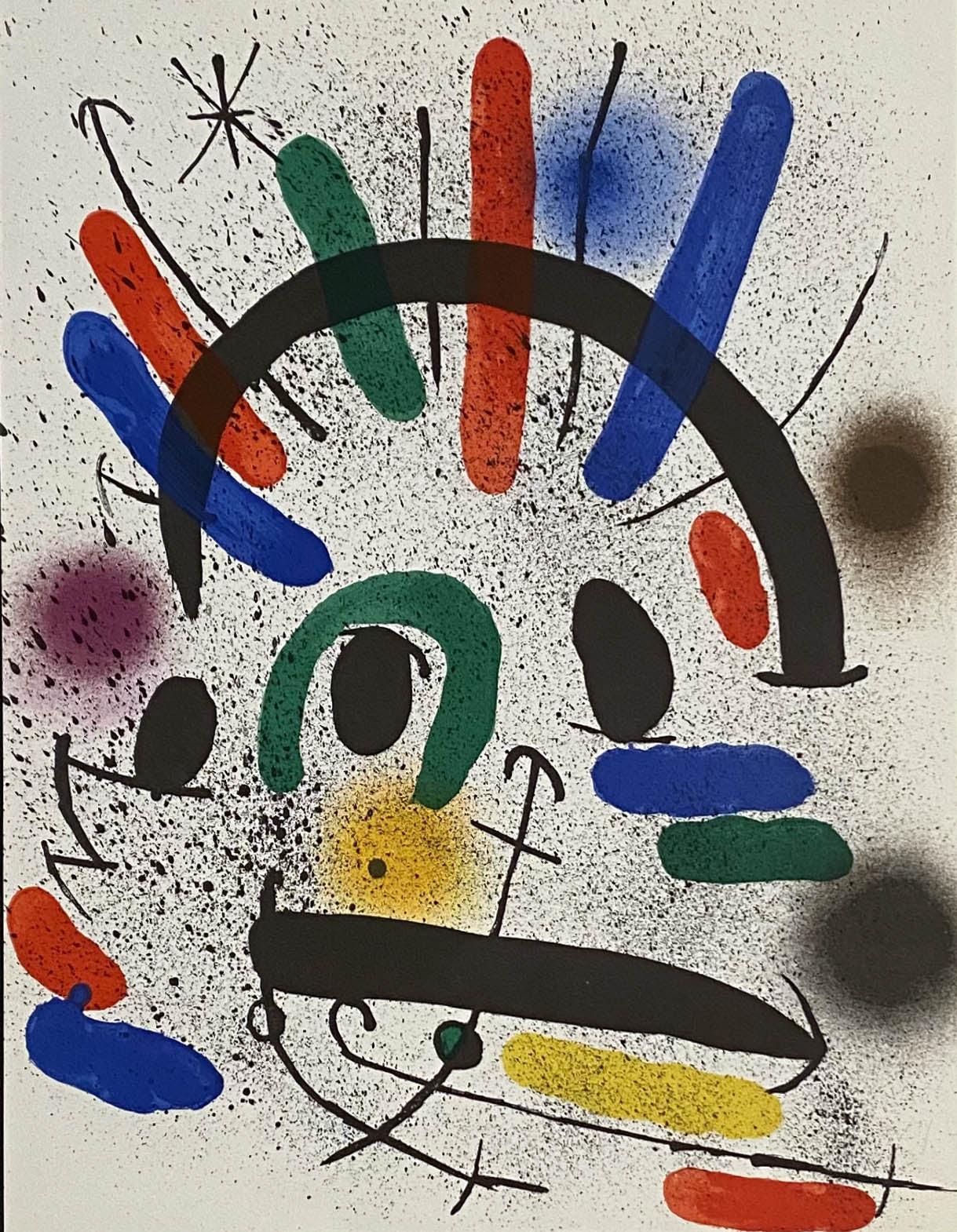 Joan Miró Print - Plate II, from 1972 Lithographe I