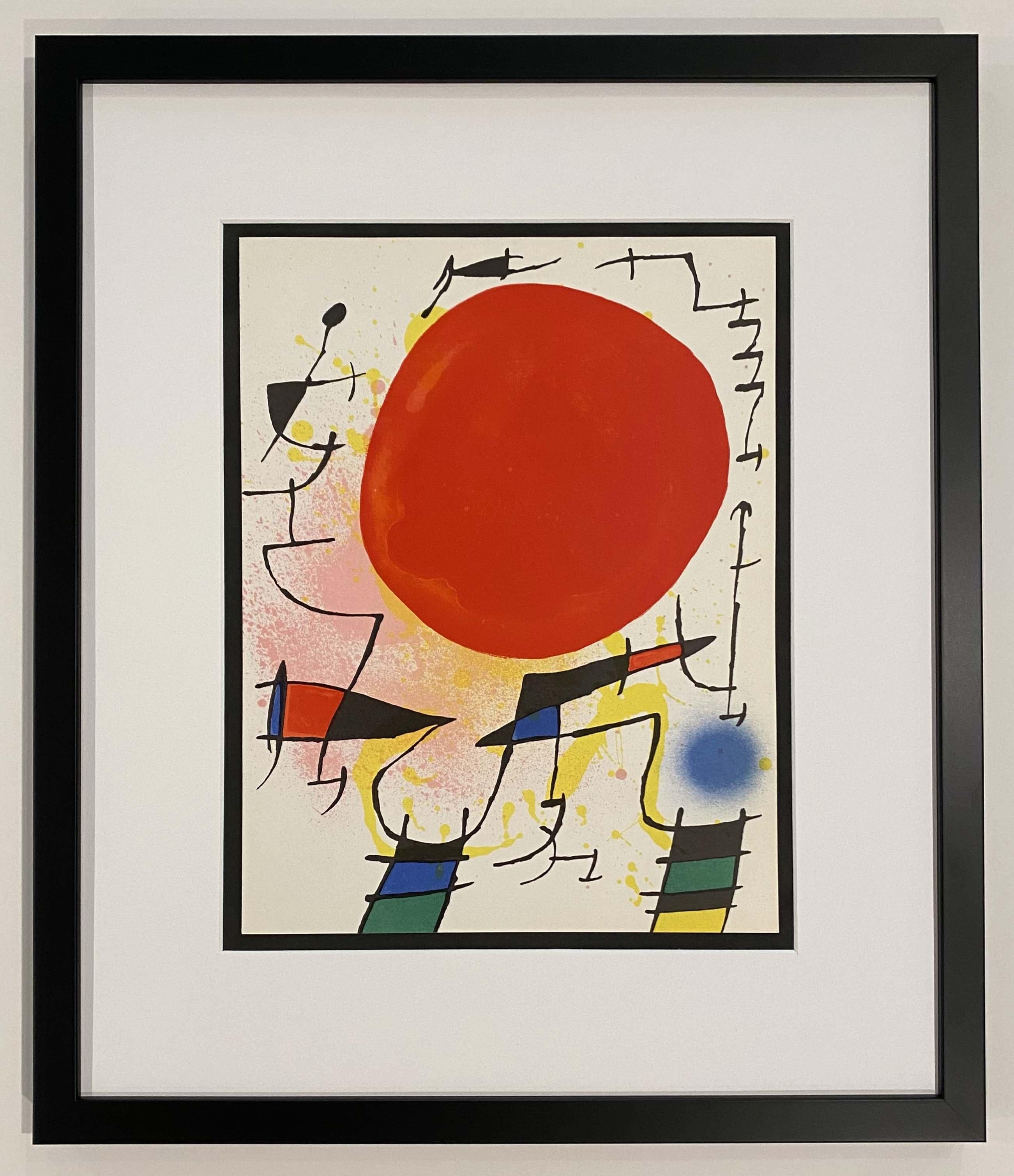 Plate III, from 1972 Lithographe I - Print by Joan Miró