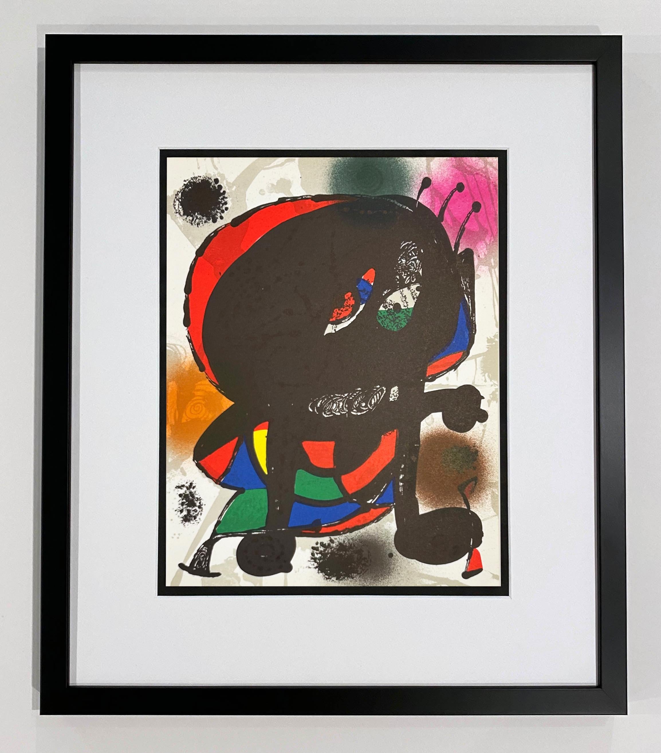 Plate III, from 1977 Lithographe III - Print by Joan Miró