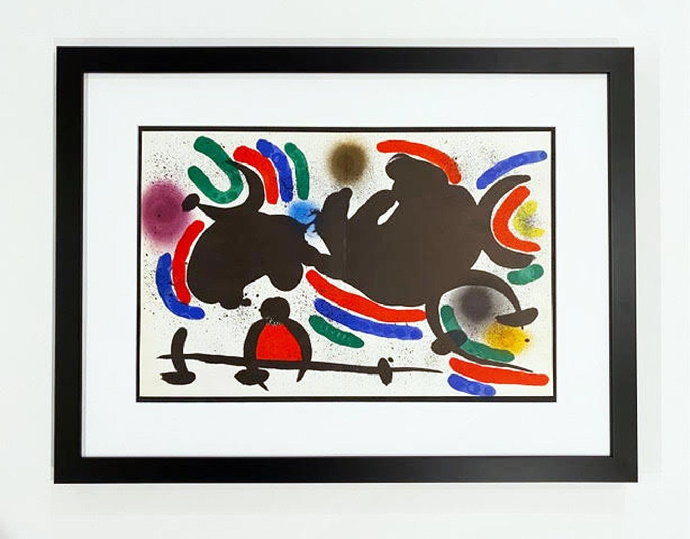 Plate IV, from 1972 Lithographe I - Print by Joan Miró