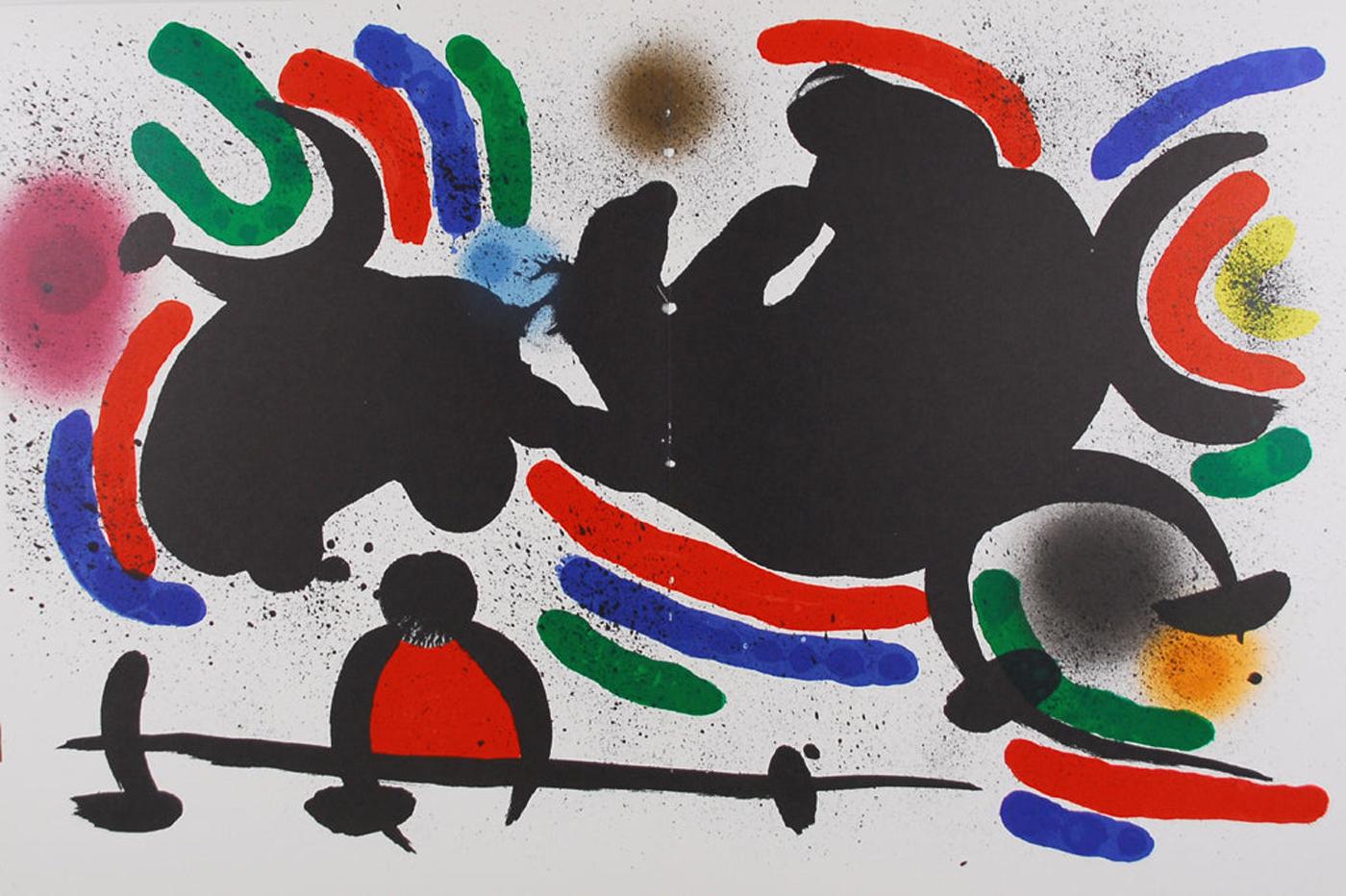 Joan Miró Print - Plate IV, from 1972 Lithographe I