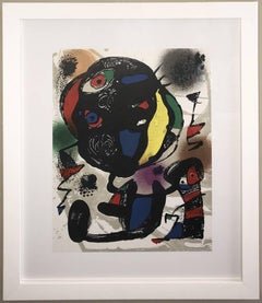 Plate VI, from Miro Lithographe IV