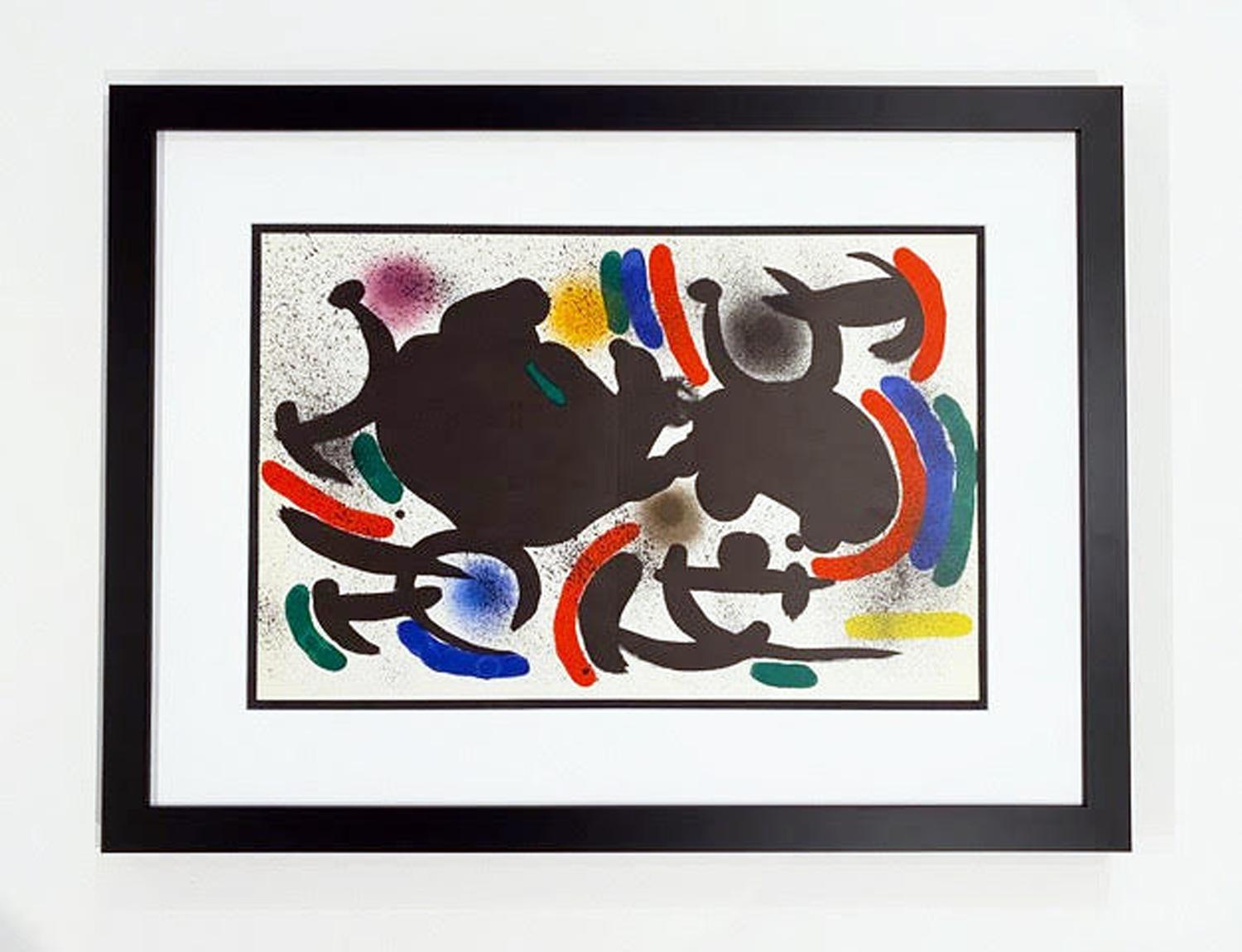 Plate VII, from 1972 Lithographe I - Print by Joan Miró