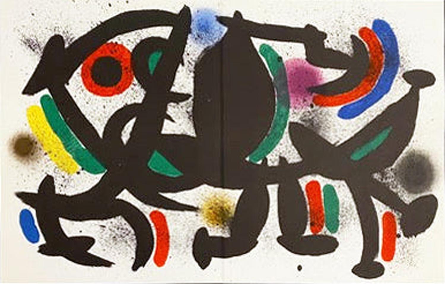 Joan Miró Print - Plate VIII, from 1972 Lithographe I