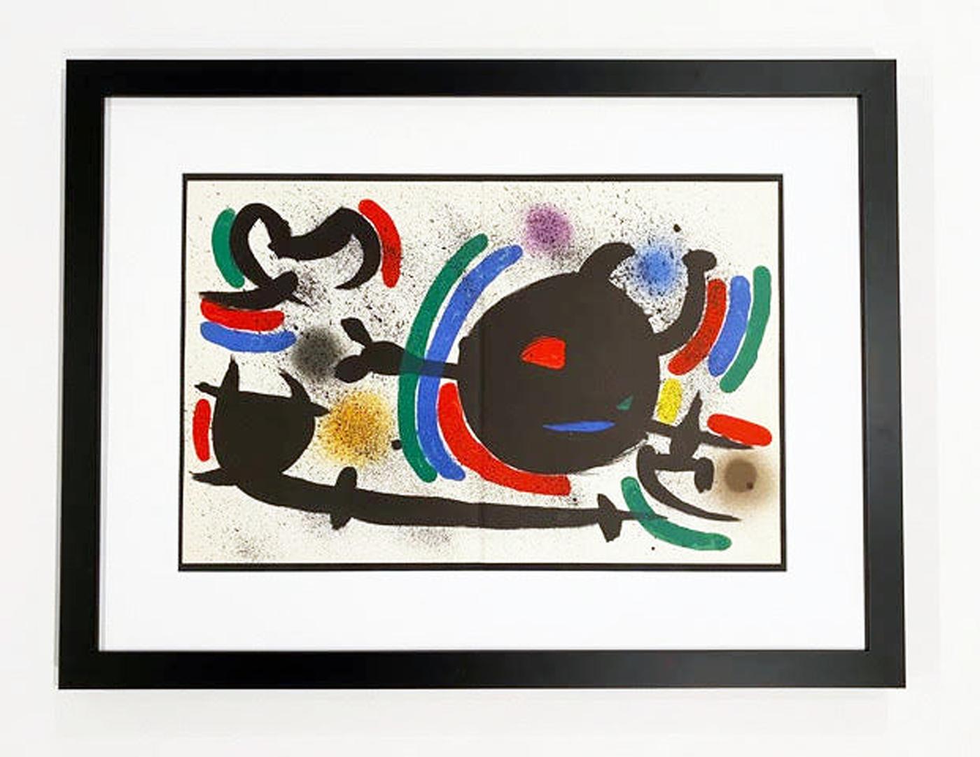 Plate X, from 1972 Lithographe I - Print by Joan Miró