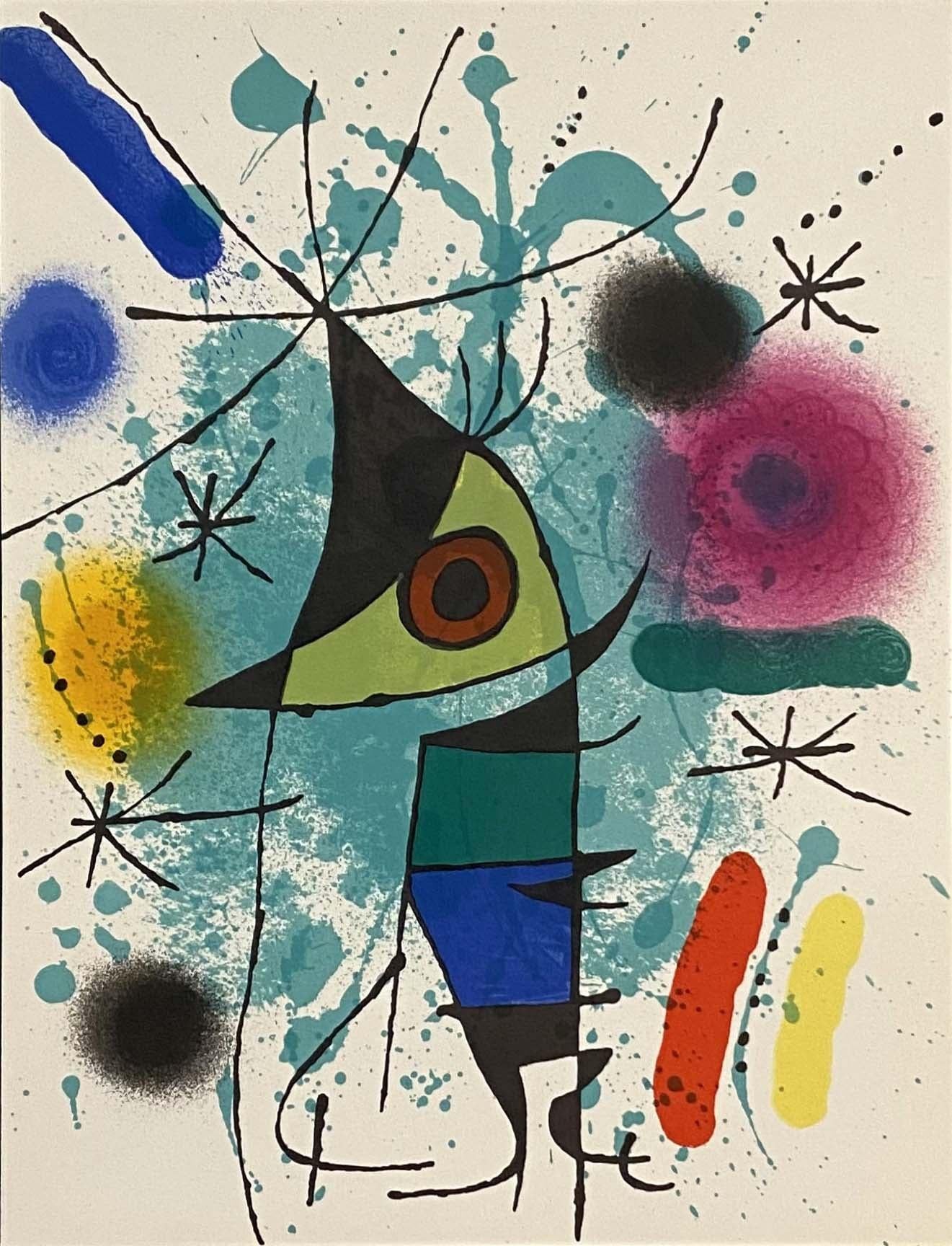 Joan Miró Print - Plate XI, from 1972 Lithographe I