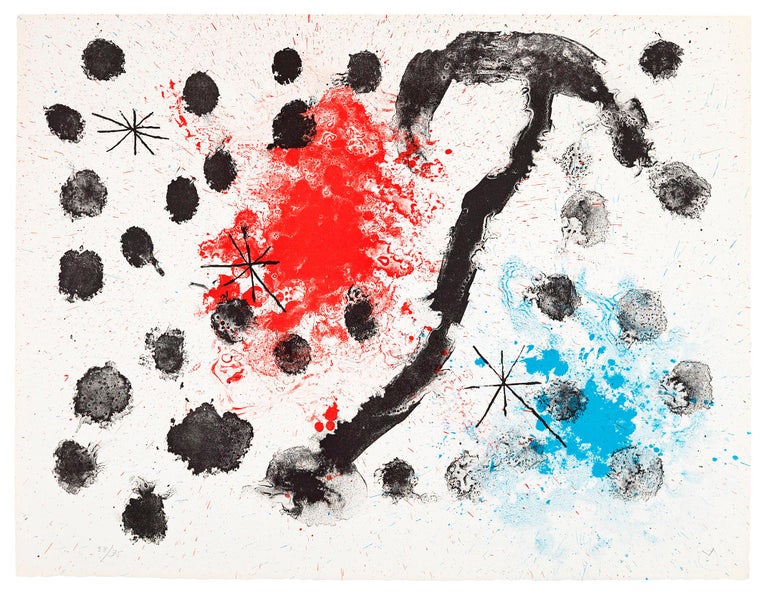Joan Miró Abstract Print - Plate XI, from Album 19