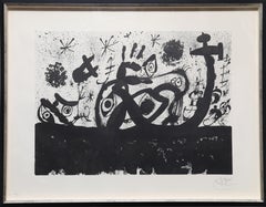 Platte XV von Homentage a Joan Prats, von Joan Miro, 1971