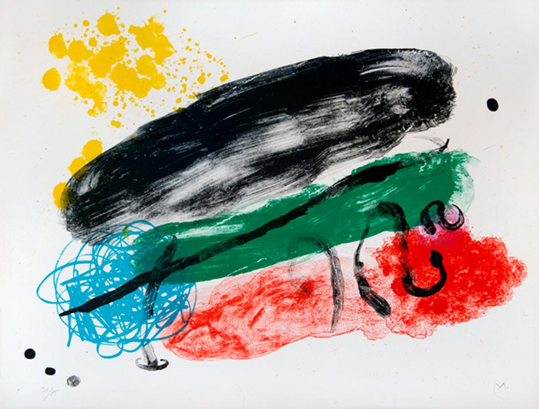 Joan Miró Abstract Print - Plate XVI, from Album 19