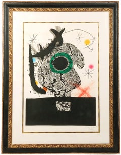 Polypheme, Signed Surrealist Aquatint Etching by Joan Miro