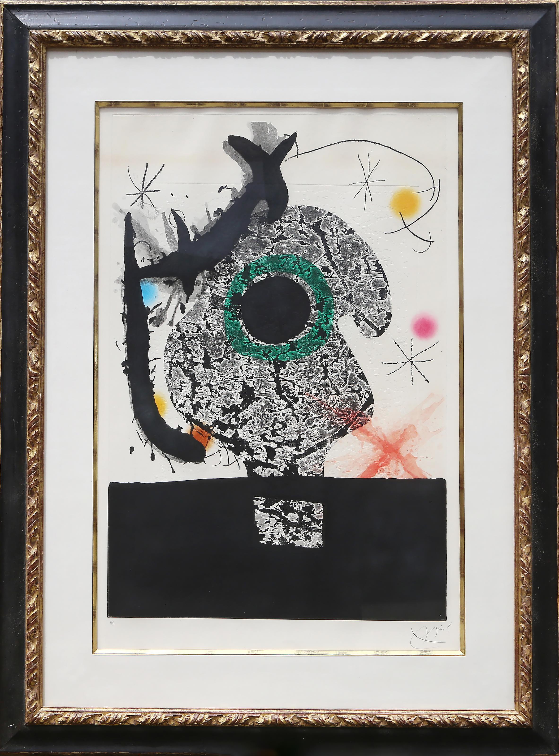 Polypheme, Aquatinte surréaliste signée de Joan Miro