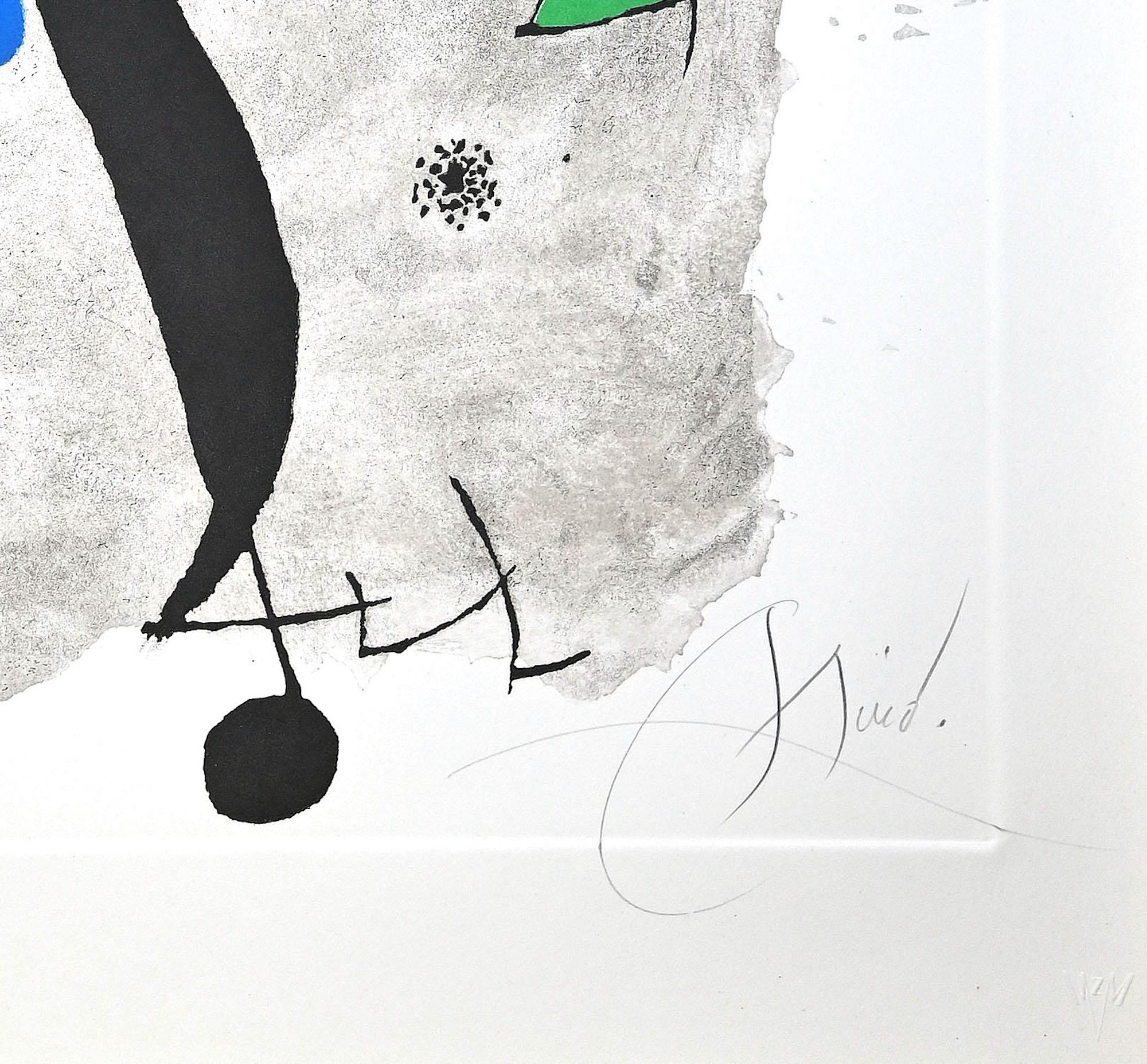 Por Alberti, por L'Espana (Constellation III) - Etching by Joan Mirò - 1975 - Surrealist Print by Joan Miró