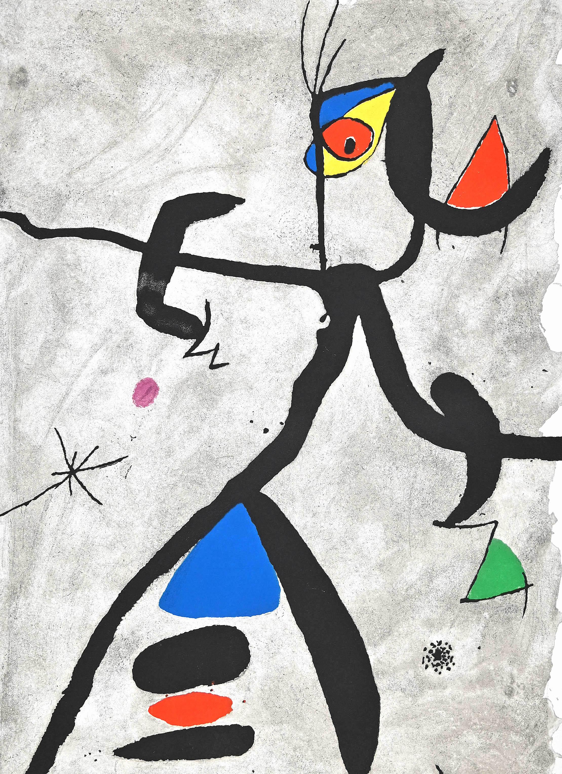 Per Alberti, per La Spagna (For Alberti, For Spain)  - Surrealist Print by Joan Miró