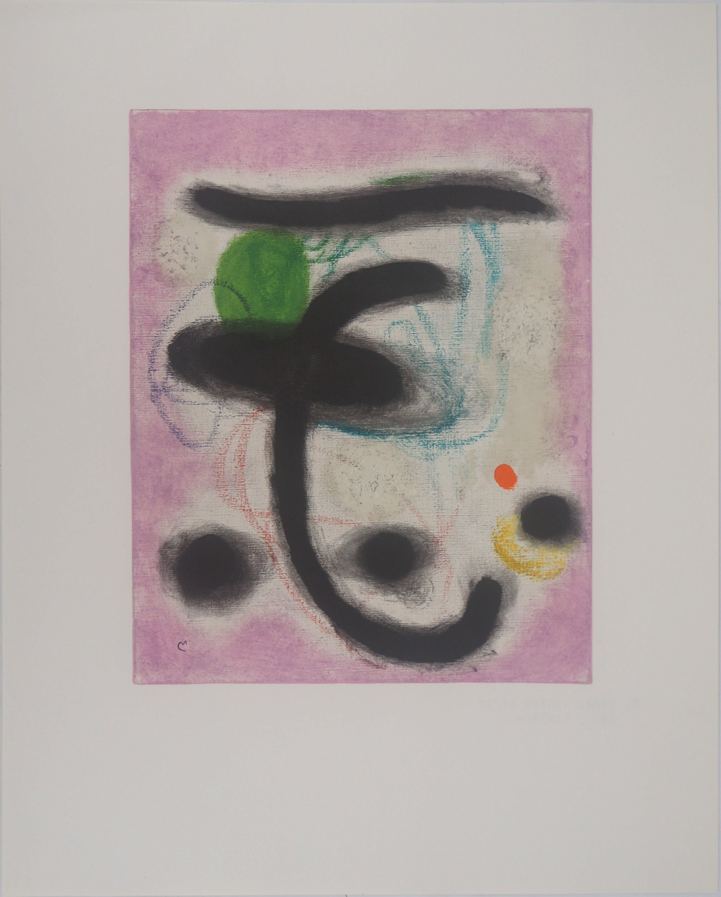 Portrait of a Woman, Signed lithograph