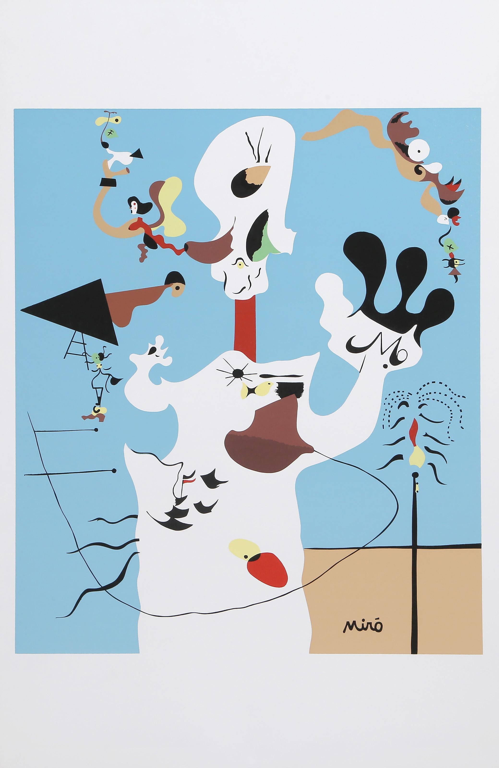 Joan Miro, After, Spanish (1893 - 1983) - Potato, Medium:  Screenprint Poster, Image Size:  24.5 x 21.25 inches, Size:  35 x 23 in. (88.9 x 58.42 cm)
