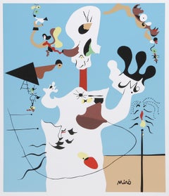 Potato, Surrealist Screenprint Poster after Joan Miro
